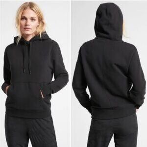 Athleta Black Hoodie Sweatshirt EUC